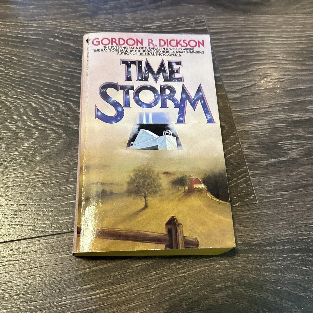 Time Storm, Gordon R. Dickson, Sci Fi PB 5th Bantam Printing 1985 Good
